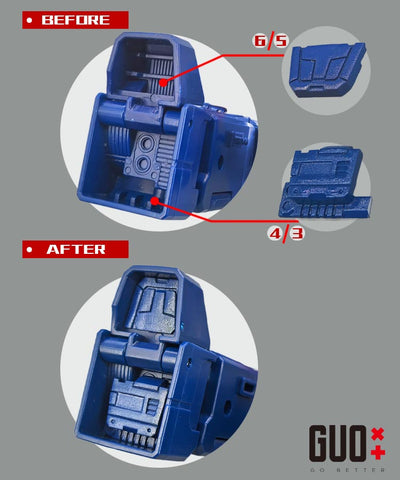 Go Better Studio GX-71 GX71 Upgrade Kit / Gap fillers for MPG09 MPG-09 Super God Ginrai Upgrade Kit