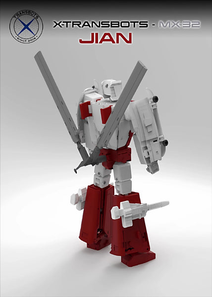 XTransbots MX-32 MX32 Jian (Blades, Defensor Combiner) 20.5cm / 8