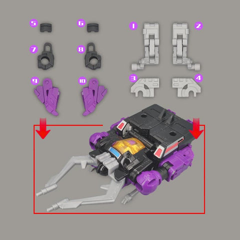 Go Better Studio GX-51 GX51 Gap fillers for Legacy Evolution Shrapnel ( Upgrade Kit+ Gap Fillers)