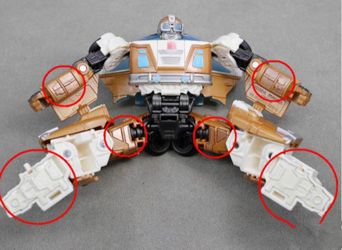 Tim Heada TH064 TH-064 Gap filler / Propellers for Transformers 7 Rise of the Beasts ROTB Wheeljack Upgrade Kit