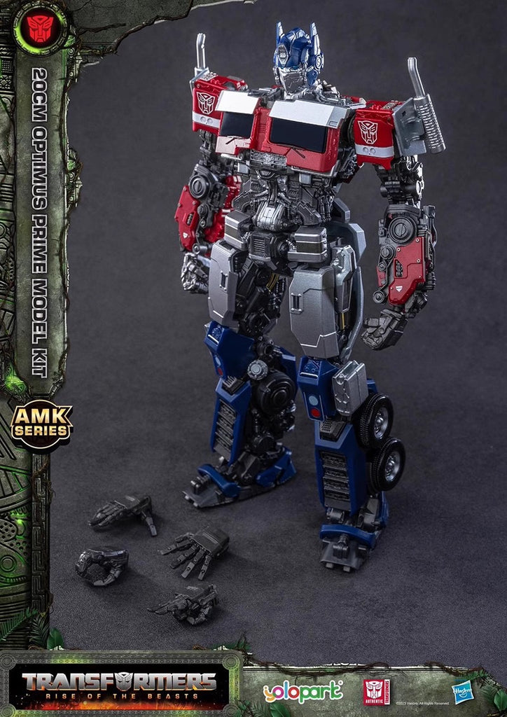 Yolopark / SOSKILL Rise of the Beasts ROTB Optimus Prime / Bumblebee / Optimus Primal Gumpla-like Model Kit 20cm / 8"