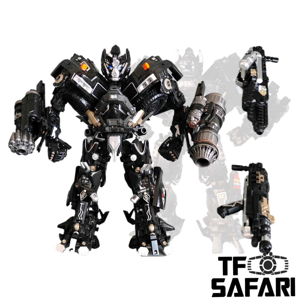 4th Party Black Apple M-06 M06(KO Not MPM06 MPM-06)Masterpiece Ironhide Oversized (Black Apple Alloy Modified version / Black Box)