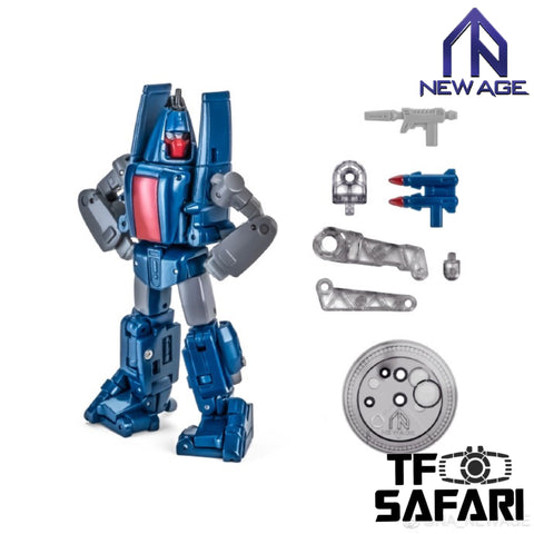 NA NewAge H55S H-55S Flying Worm (G1 Powerglide) Blue Version New Age 7cm / 2.75"