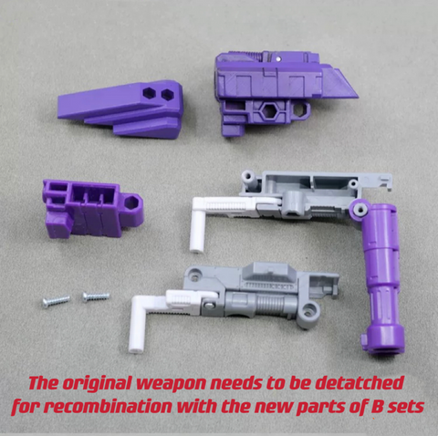 Black Soil Lab BS03 BS-03 Upgrade Kit / Weapon Set for Legacy Menasor / Motormaster Upgrade Kit