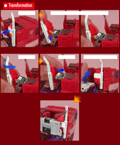 Go Better Studio GX-26B GX26B Replacing Shoulder Armor for Takara Tomy Movie Series MPM12N Nemesis Prime Upgrade Kit