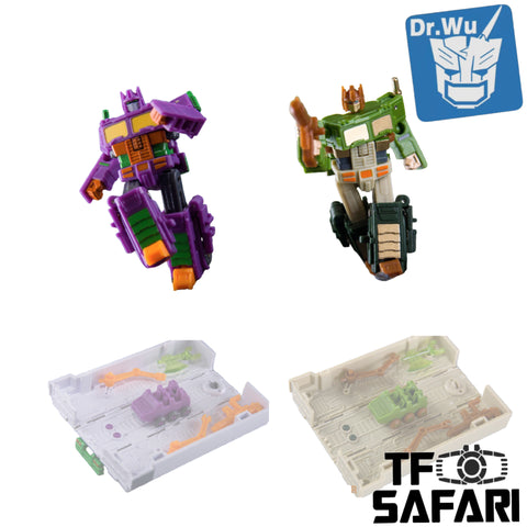 Dr.Wu & Mechanic Studio Extreme Warfare DW-E04E (Eva Version) / DWE04D (Green Version) Prime Commander (Optimus Prime)  w/ convoy Legends Class 6cm / 4.6"