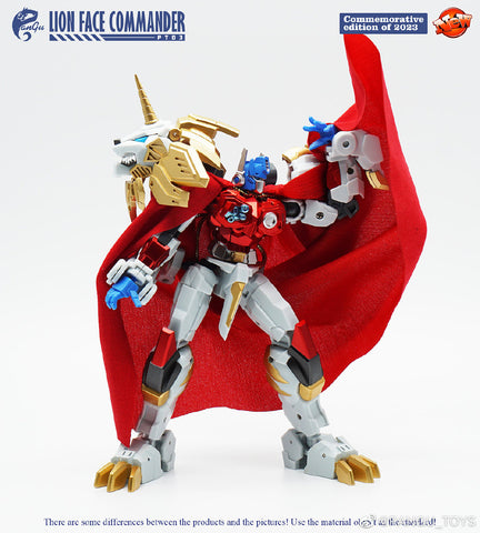 Pangu Toys PT-03 PT03 Lion Face Commander (Lio Convoy) 15cm / 6"