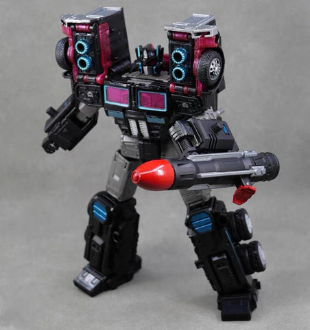 Black Soil Lab BS-02 BS02 Upgrade Kit for Generations Legacy Evolution G2 Universe Laser Prime / Scourge (Black Convoy) / Toxitron Upgrade Kit