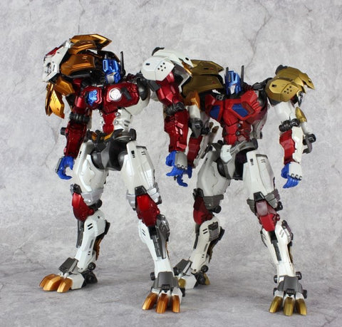 NeoArt Toys NT-10 NT10 Dual Form Leonidas Beast Muscle White Lion (Lio Convoy / Leo Prime) 21.5cm / 8.5"