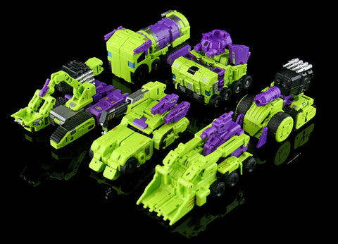 Lucky Cat Microcosmos MC-02 MC02 Riki-Oh (Devastator) Micro Cosmos Set A+B+C 3 Sets Combo