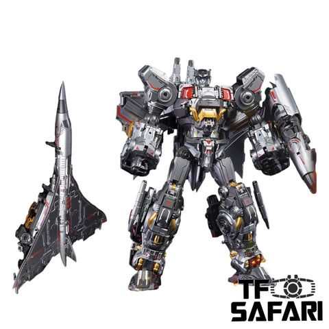 Dream Star Toys  DST01-003 DST-003 Blitzbolt Encourager Combiner ( Silverbolt, Aerialbots , Superion) Metallic Version DreamStarToys