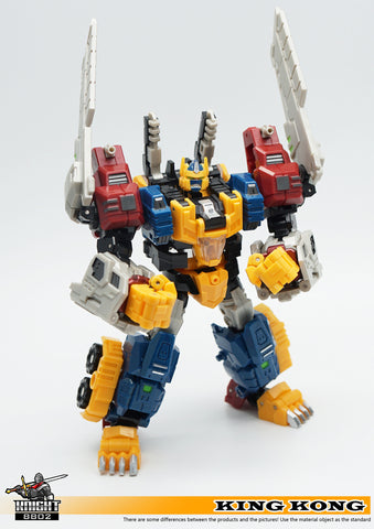 4th party Kight 8802 Captain Gorilla King Kong Beast War Optimal Optimus (KO Iron Factory EX43 Primal Commander) 15cm / 6"