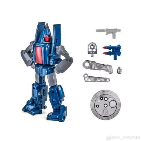 NA NewAge H55S H-55S Flying Worm (G1 Powerglide) Blue Version New Age 7cm / 2.75"