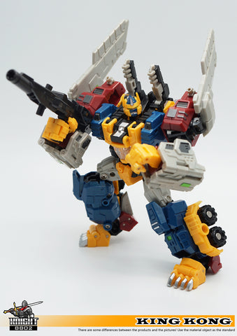 4th party Kight 8802 Captain Gorilla King Kong Beast War Optimal Optimus (KO Iron Factory EX43 Primal Commander) 15cm / 6"