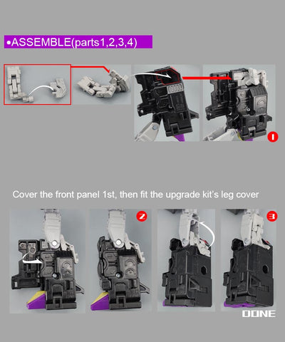 Go Better Studio GX-51 GX51 Gap fillers for Legacy Evolution Shrapnel ( Upgrade Kit+ Gap Fillers)
