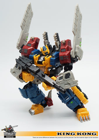 4th party Kight 8802 Captain Gorilla King Kong Beast War Optimal Optimus (KO Iron Factory EX43 Primal Commander) 15cm / 6"