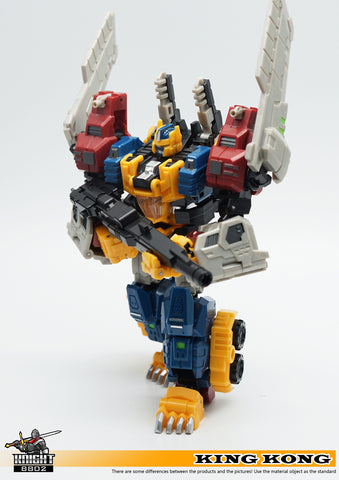 4th party Kight 8802 Captain Gorilla King Kong Beast War Optimal Optimus (KO Iron Factory EX43 Primal Commander) 15cm / 6"