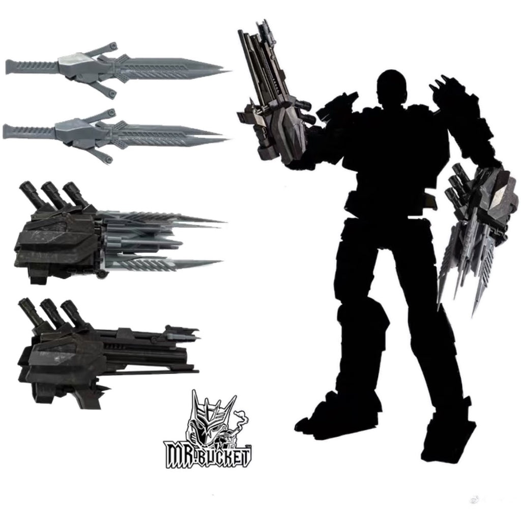 Mr-Bucket Mr Bucket MR-02 MR02 Weapons for Unique Toys UT R-01 R01 Peru Kill AOE Lockdown Upgrade Kit