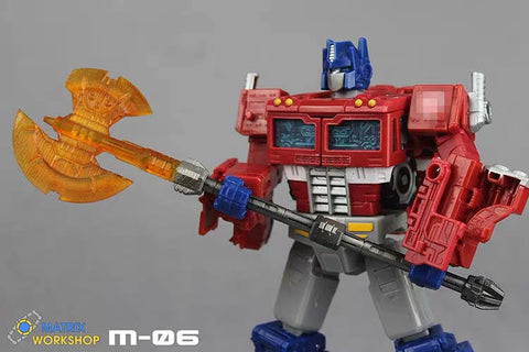 Matrix Workshop M06 M-06 WFC Siege SS-38 Optimus Prime(Voyage Grade)Energon Axe Weapon Set Upgrade Kit