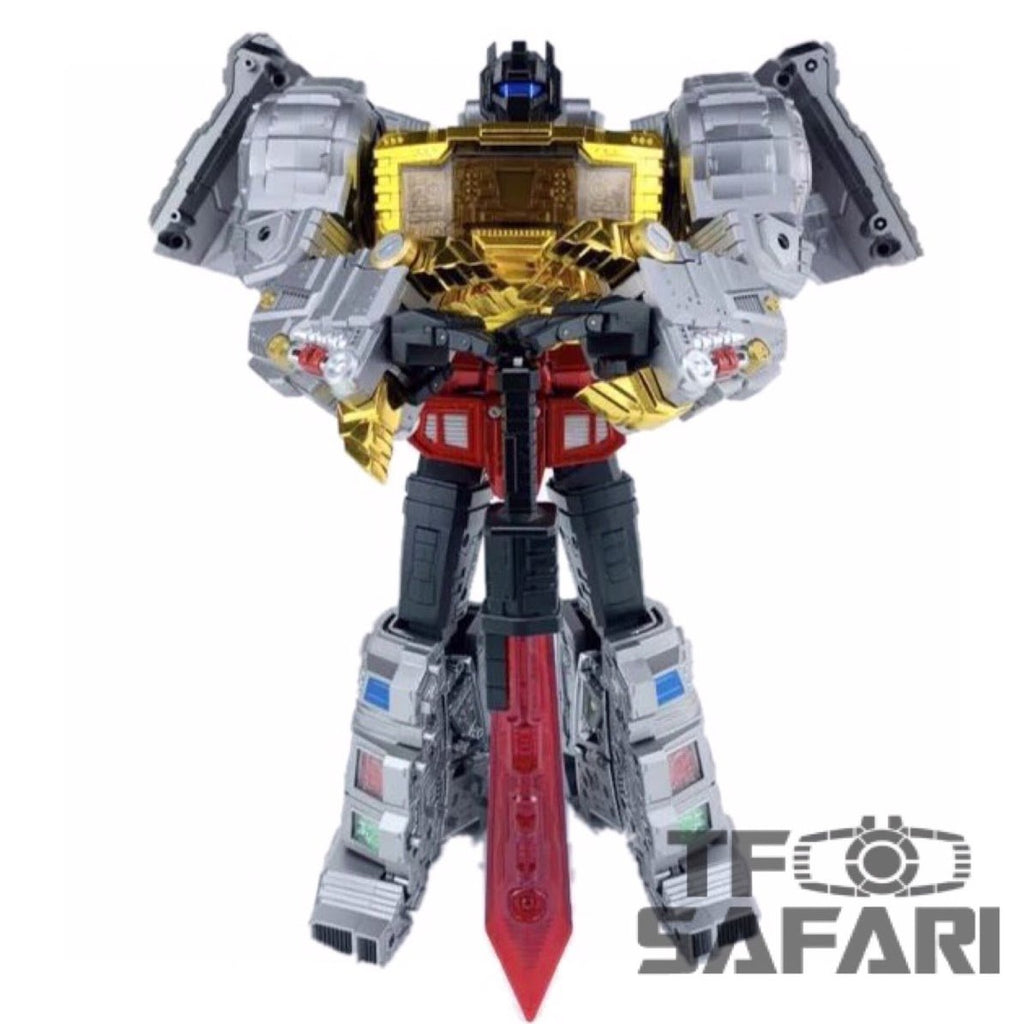 GigaPower GP HQ-01R HQ01R Superator (Grimlock) Chrome Version Giga Power 29cm / 11.5"