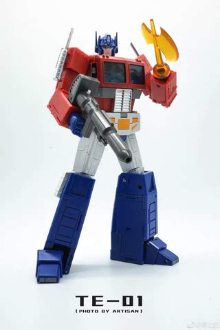 Transform Element TE-01 TE01 Masterpiece Optimus Prime (MP Size, MP10, MP44, 2 head sculpts ) Reissue 23cm / 9"