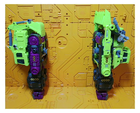 JB Jinbao Devastator Set A Scavenger & Bonecrusher (Oversized GT-01 GT01 Gravity Builder) 21cm