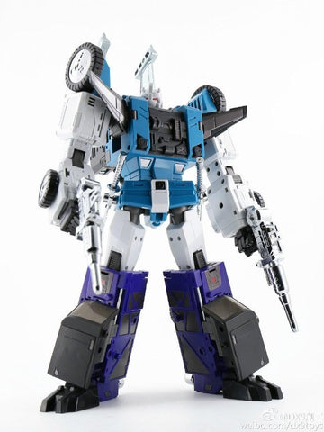 DX9 Toys D-10 D10 Hanzo (Sixshot) (Blue Chest) 27 cm / 10.5"