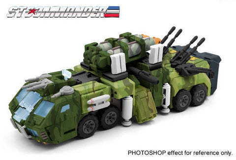 TFC Toys STC-01B  STC01B ST Supreme Tactical Commander Rolling Thunder (Optimus Prime) Jungle version 29cm / 11.5"