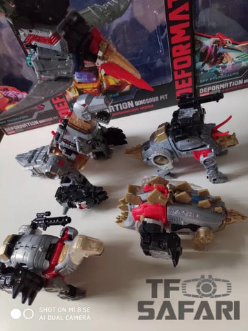 【No Original Box】BPF Volcanicus (POTP Dinobot Combiner, 1:1 KO) 5 in 1
