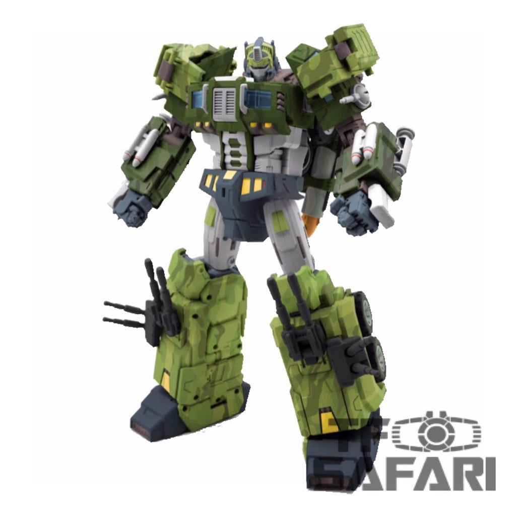 TFC Toys STC-01B STC01B ST Supreme Tactical Commander Rolling Thunder (Optimus Prime) Jungle version 29cm / 11.5"