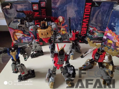 【No Original Box】BPF Volcanicus (POTP Dinobot Combiner, 1:1 KO) 5 in 1