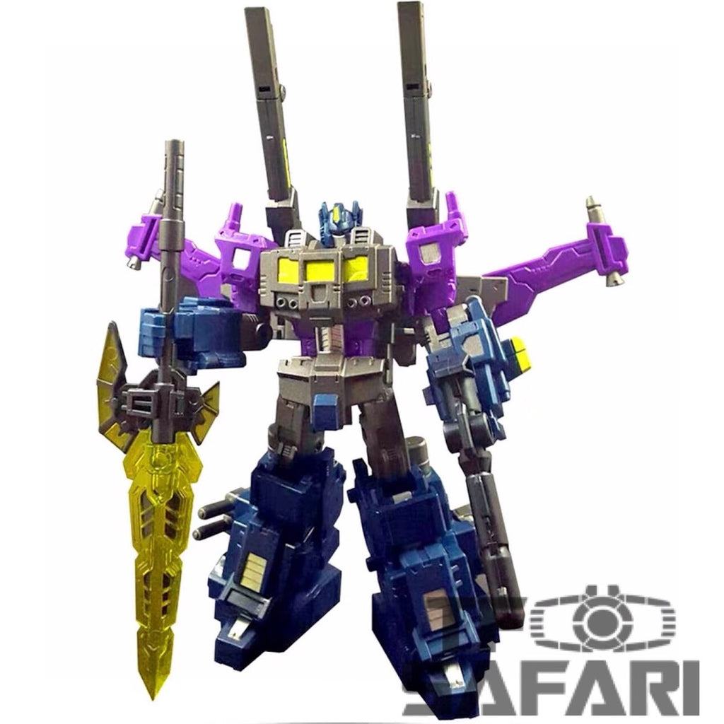 Iron Factory IF EX14M EX-14M Mirrored Commander (Shattered Glass Optimus Prime, Super Ginrai) 13cm / 5"