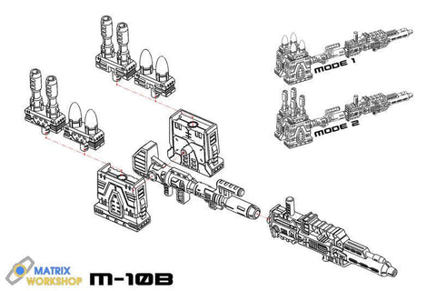Matrix Workshop M-10B M10B Siege Ultra Magnus War Hammer Upgrade Kit