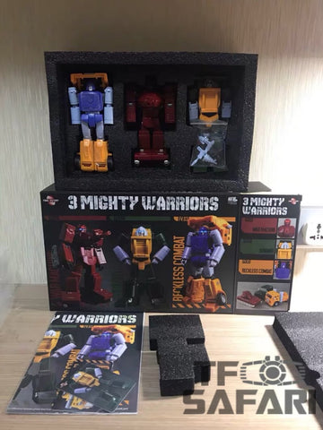 FinalVictory FV 3 in 1 Warpath Brawn Huffer G1 MP Final Victory 13cm / 5'