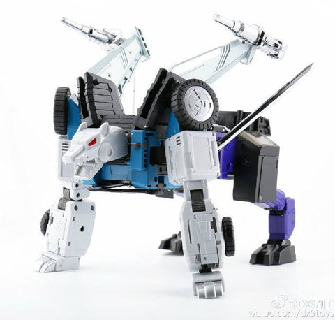 DX9 Toys D-10 D10 Hanzo (Sixshot) (Blue Chest) 27 cm / 10.5"