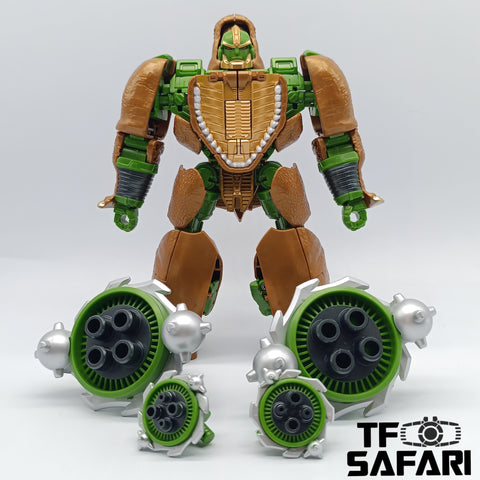 4th Party RW-01 RW01 Rhino Warrior Oversized WFC-K27 Rhinox ( with weapon added) 20.5cm / 8"