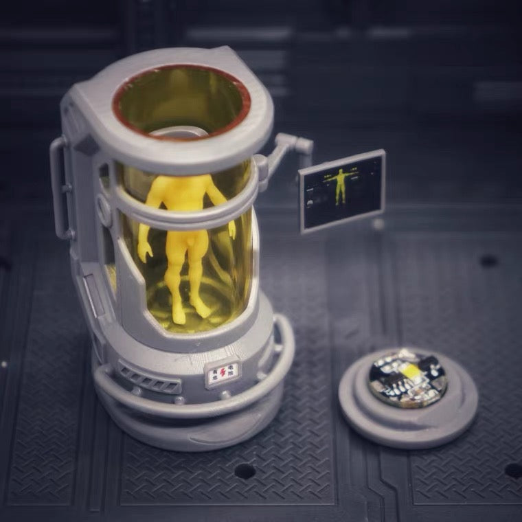 【Make-To-Order】FEITE FTDC-10 & FTDC-11 Medical Capsule Cabin & Bed for Diaclone Pilot Diaclone Upgrade Kit