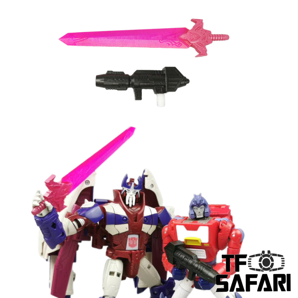 Matrix Workshop M84 M-84 Weapon set for Generations Legacy Orion Pax & Alpha Trion Upgrade Kit