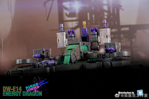 Dr.Wu & Mechanic Studio Extreme Warfare DWE18BD DW-E18BD (DWE14D DW-E14D)  Energy Dragon (Trypticon) Battle Damaged Version Dr Wu