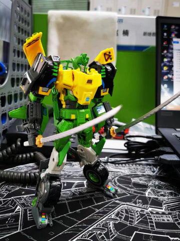 Dr.Wu DW-P34  Double Pole Double Katanas (Golden Hilt) for Springer / Windblade Dr Wu Upgrade Kit