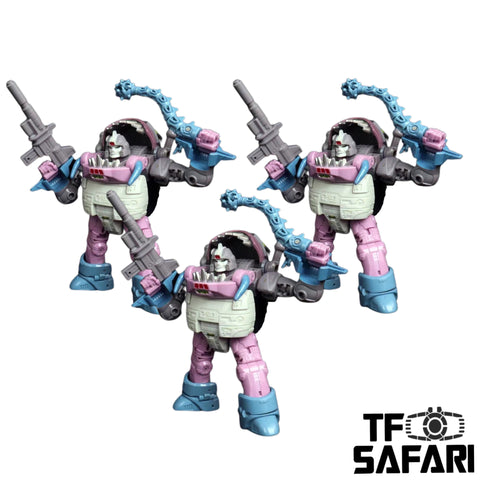 【Loose Pack】4th party SM-01 SM01 Oversized Sharkticon Team (KO SS86 Gnaw) 3 in 1 sets 15cm / 6"