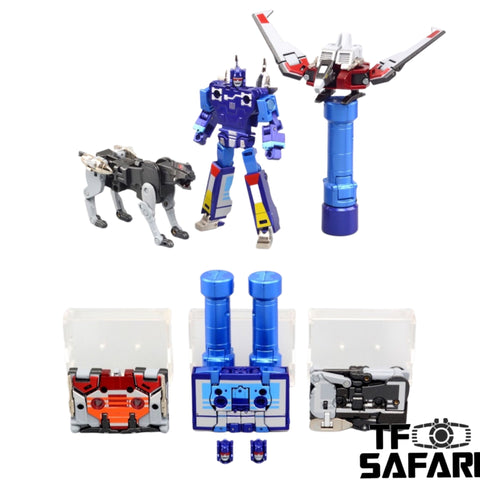 Robot Paradise RP-01B RP01B Ravage, Laserbeak & Rumble Cassette Warriors 3 in 1