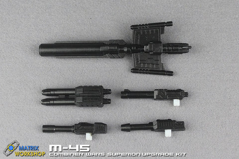 Matrix Workshop M-45 M45 Weapon Set for CW Combiner Wars Superion Upgrade Kit