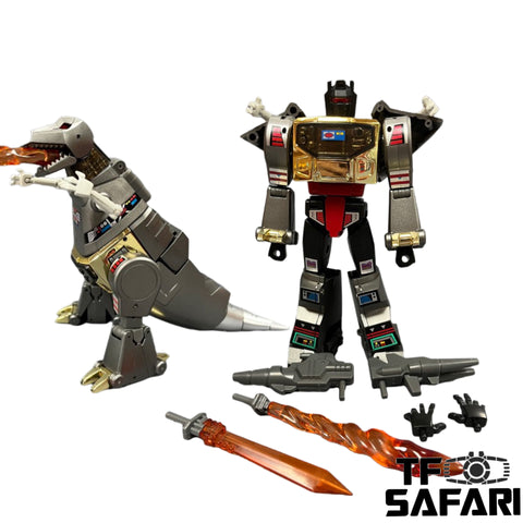 MIKE MK06C MK-06C T-Rex Dinosaur Metallic Version (KO NA NewAge H44 H-44 Ymir Grimlock) 13.5 cm / 5.3"