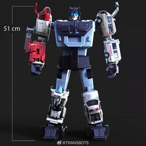 XTransbots MX-33 MX33 Jocund (Groove, Defensor Combiner)  X-transbots 17cm / 6.7"