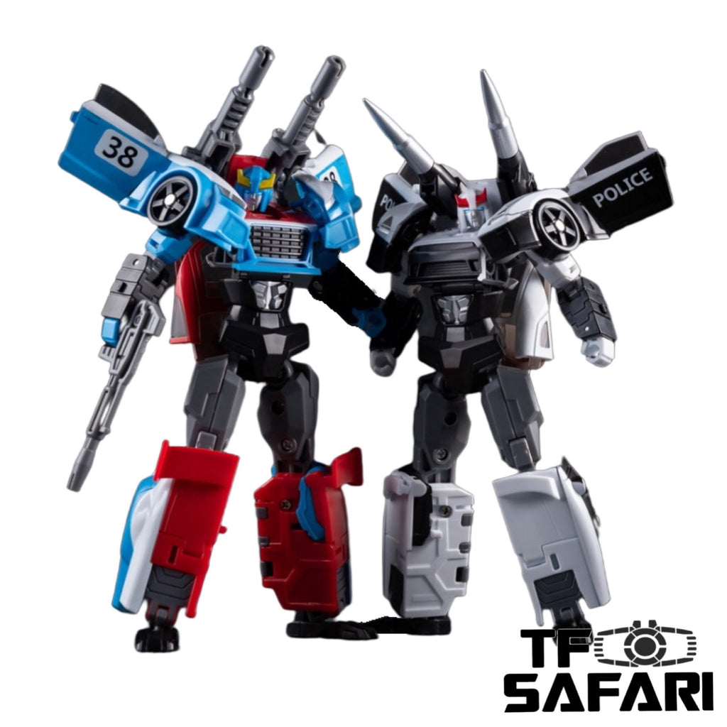TT Hongli Model HF-01 HF01 Patrol (Prowl) / HF-02 HF02 Speed (Smokescreen) 2 in 1 set 14cm / 5"