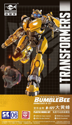 Trumpeter SK06 SK-06 08117 Transformers Bumblebee B-127 B127 Smart Model Kit ( Bumblebee movie Assemble Figurine Series) 9.2cm / 3.6"