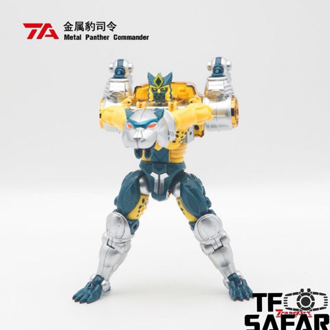 Transart TA BWM-03 BWM03 Metal Leopard Commander (BW Beast Wars Transmetal Cheetor )  18cm / 7"
