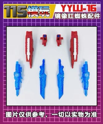 115 Workshop YYW-16 YYW16 Weapon set for Generations Voyager Shattered Glass Starscream Upgrade Kit