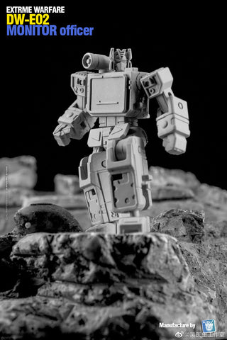 Dr.Wu & Mechanic Studio Extreme Warfare DW-E01 Destroy Emperpo (Galvatron) / DW-E02  Monitor Officer (Soundwave) Legends Class fit to Earthrise Titan Class 2 in 1 set 6cm / 4.6"